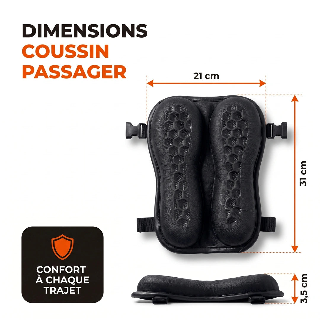 Coussin Passager — dimensions