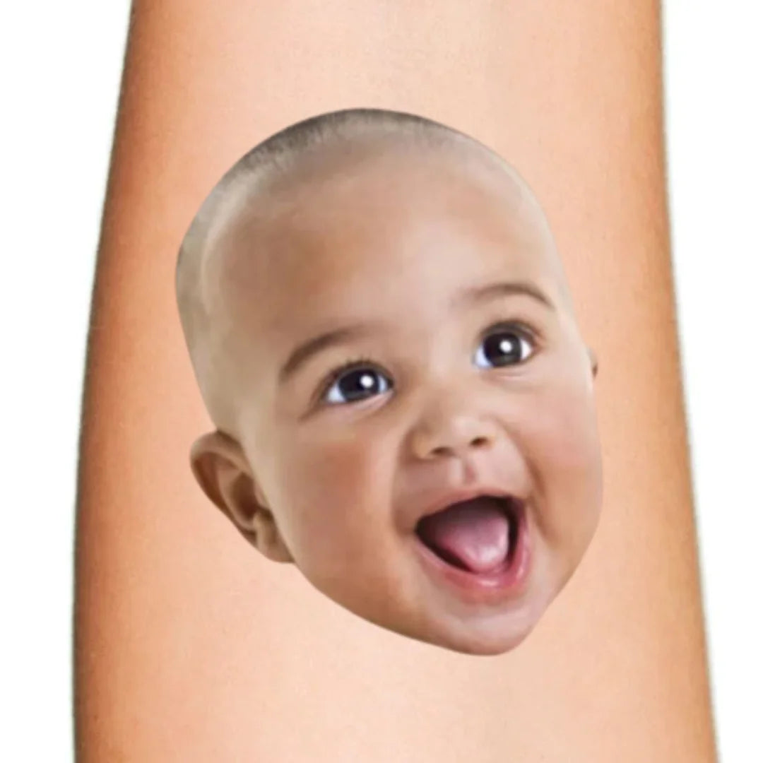 Tatouage Temporaire Visage Personnalisé Zevlo™