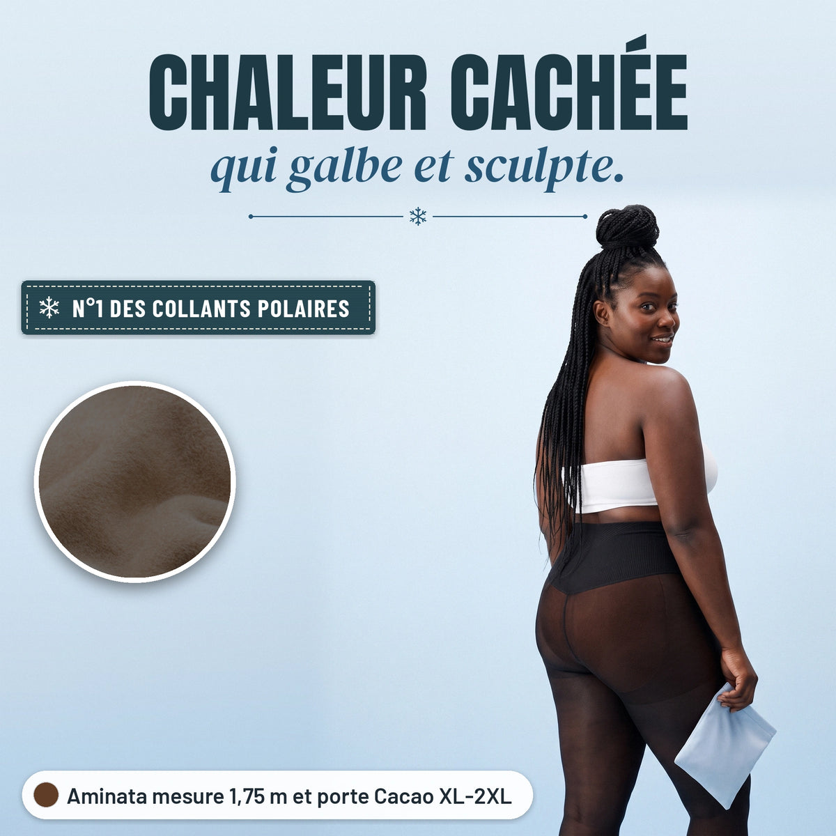 Polarissime™ - Collant en plus Cacao