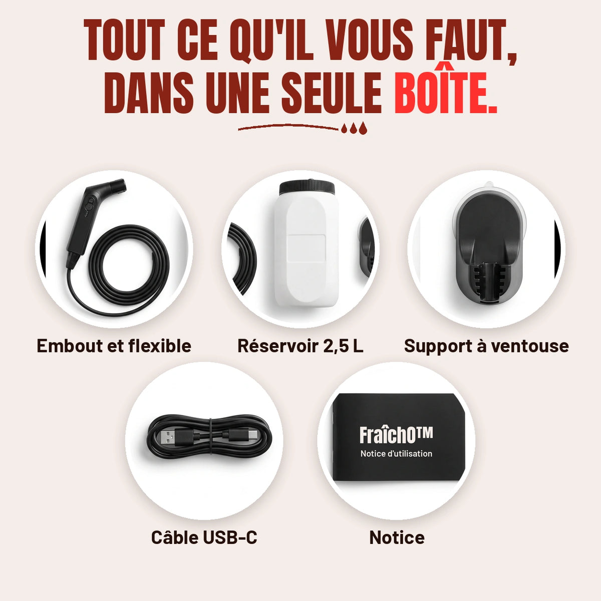 FraîchO™ - Bidet Portable