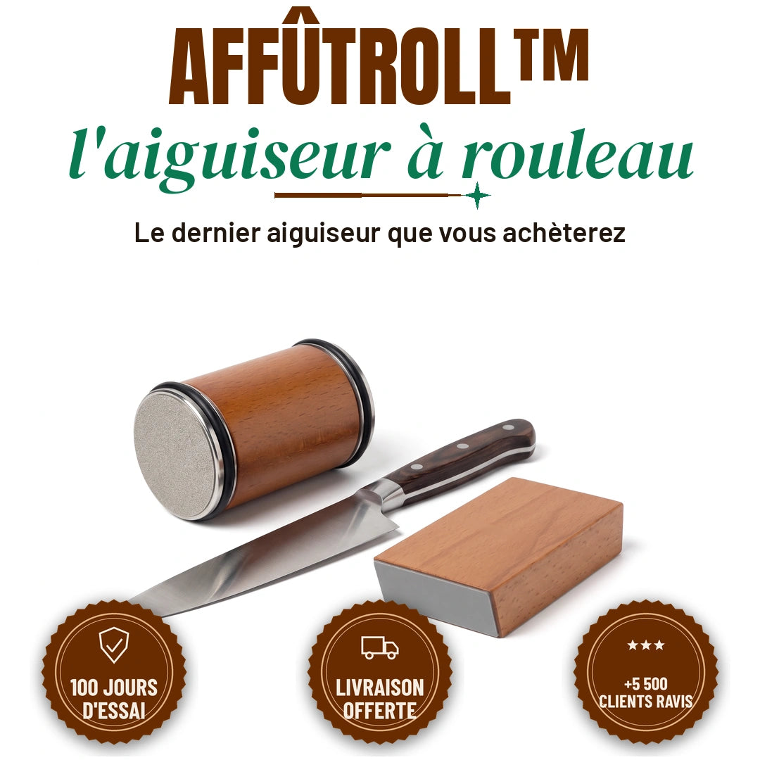 AffûtRoll™ - Aiguiseur à Rouleau
