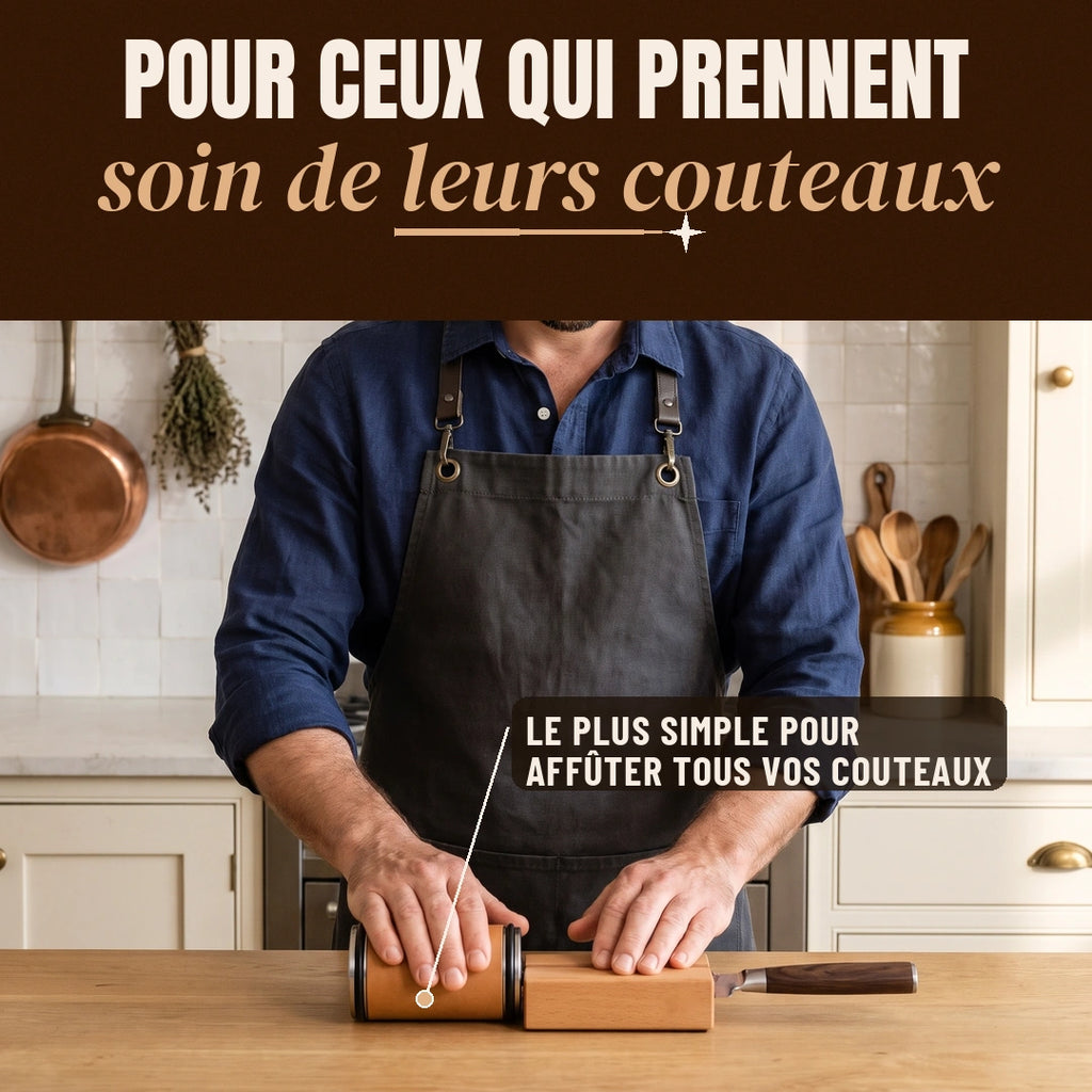 AffûtRoll™ - Aiguiseur à Rouleau