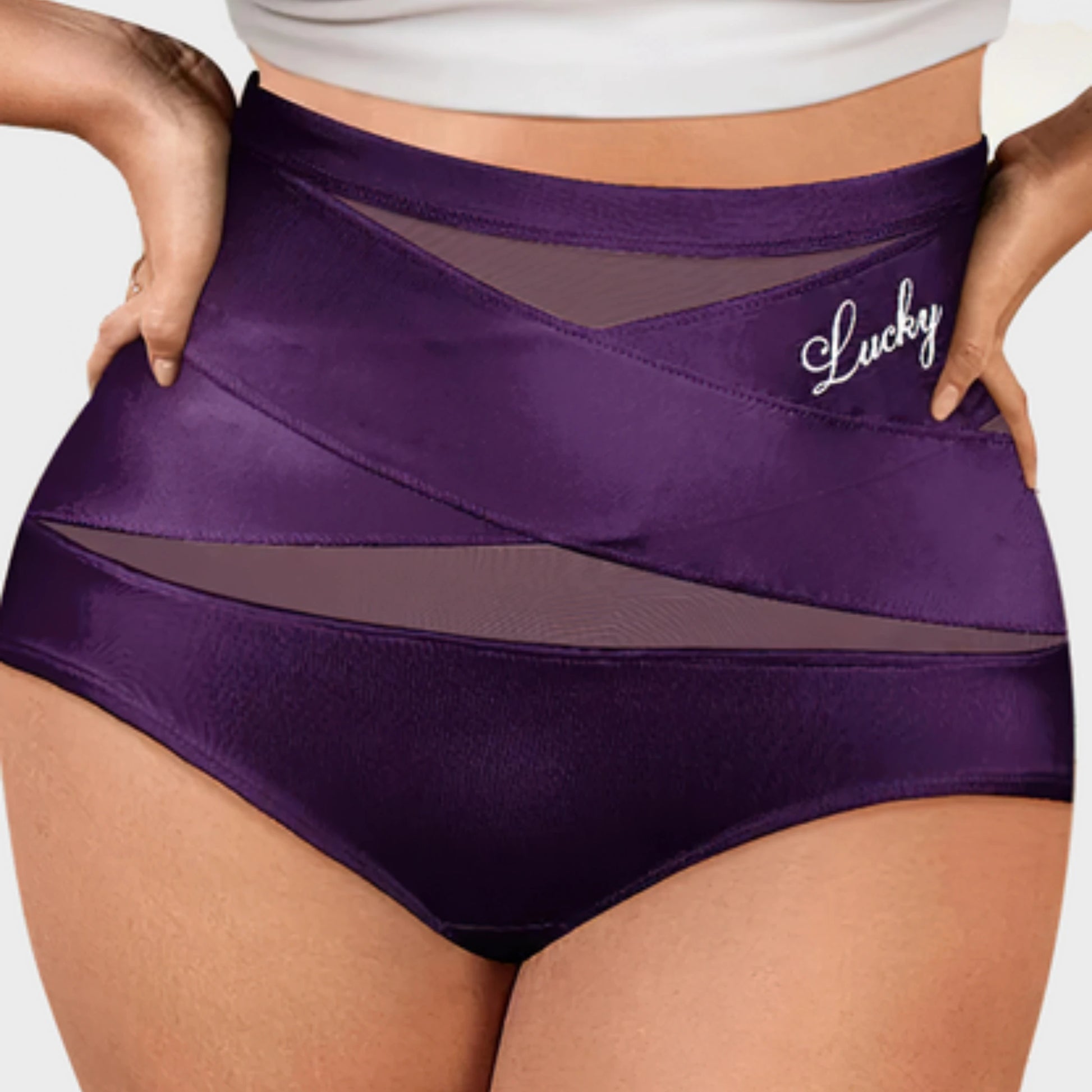 Culotte Gainante Ventre Lisse Zevlo™ — Rose