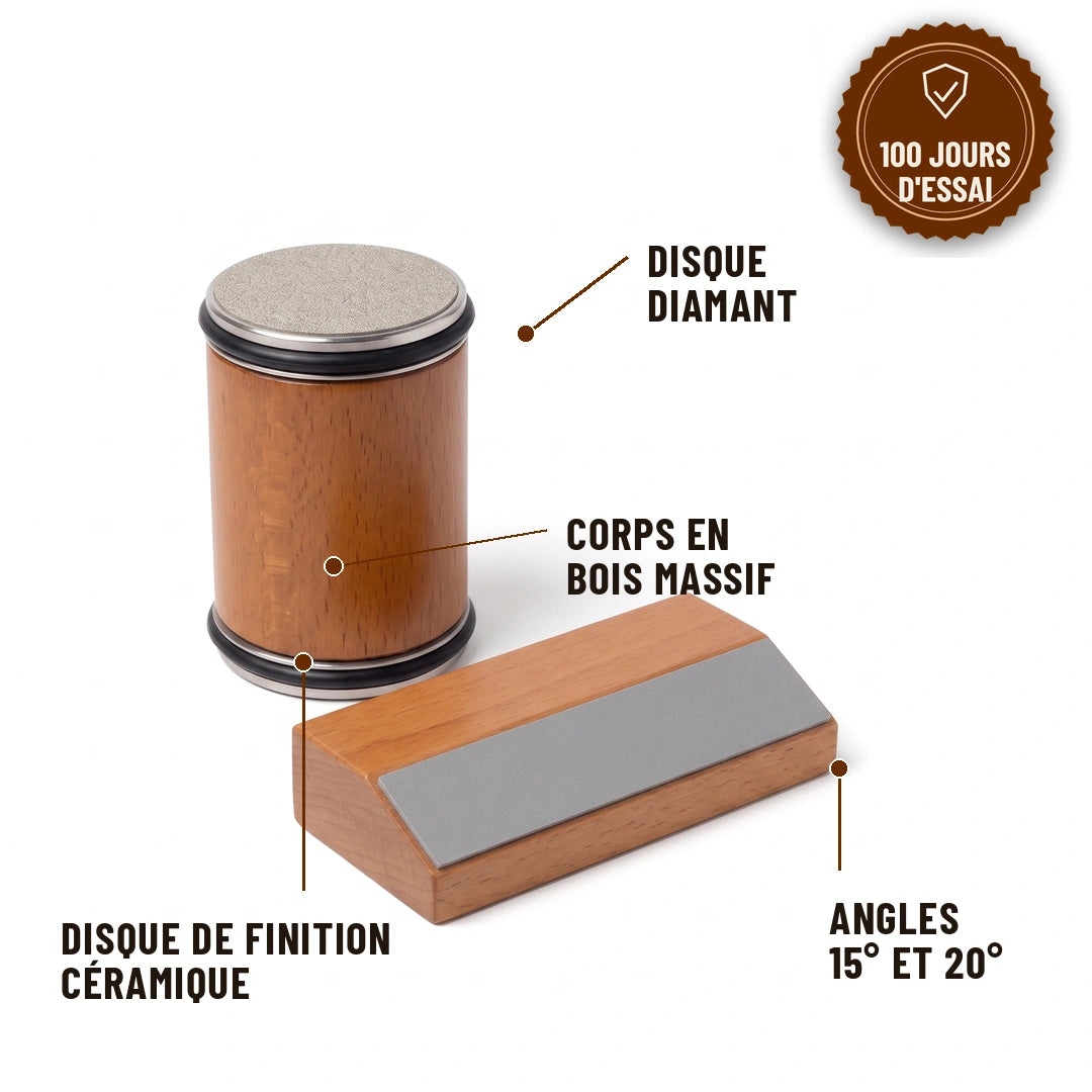 AffûtRoll™ - Aiguiseur à Rouleau