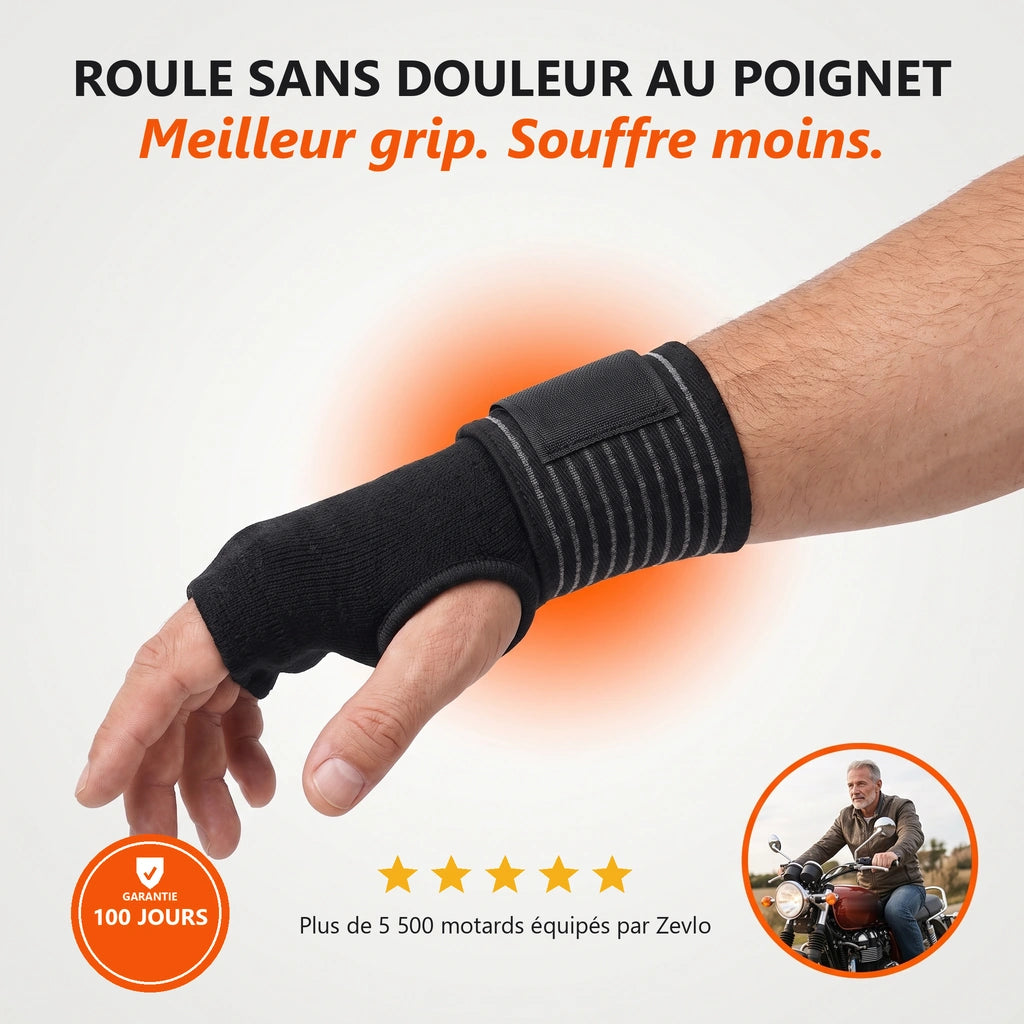 Protection de poignet moto Zevlo