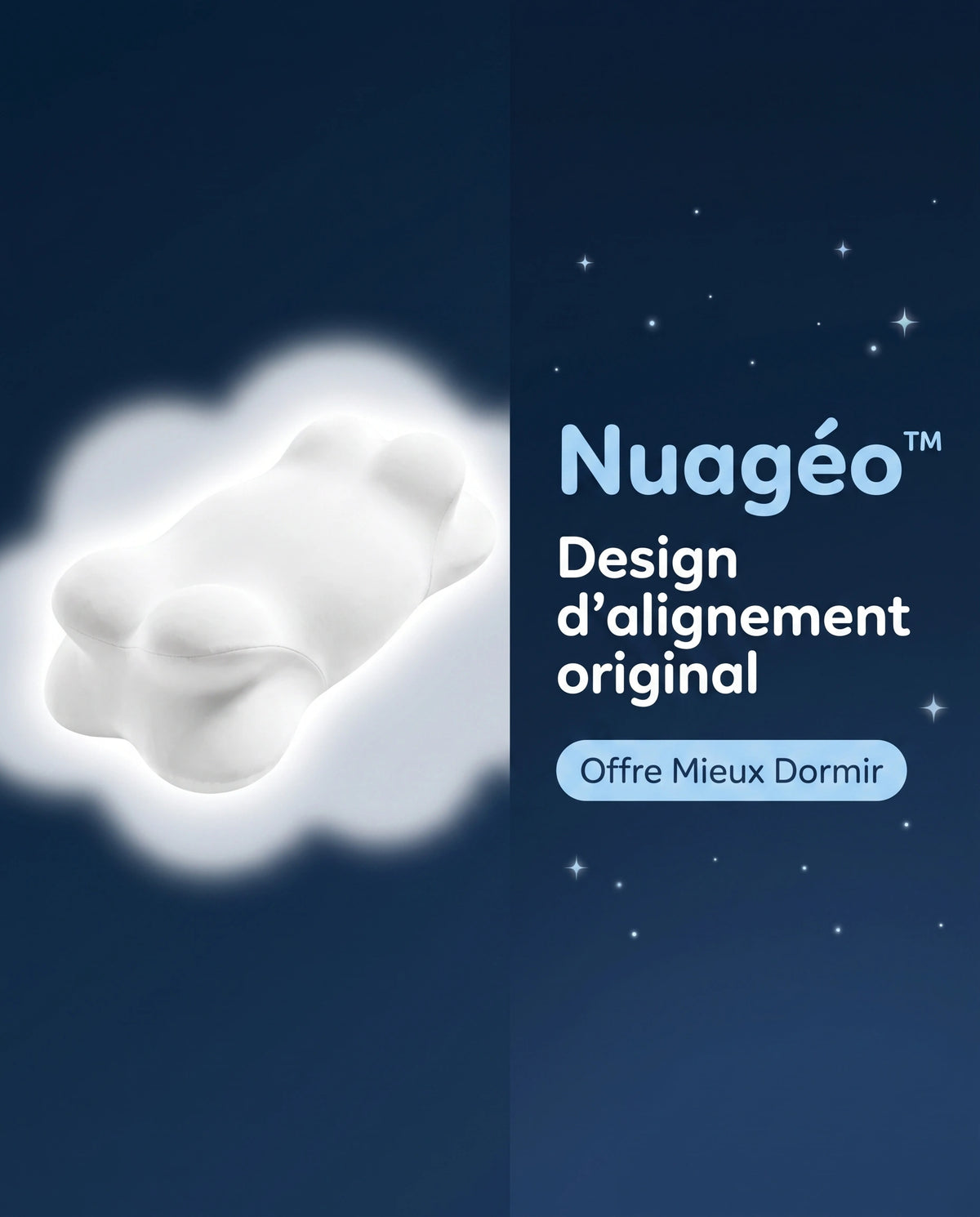 Nuagéo™ - Oreiller nuage confort