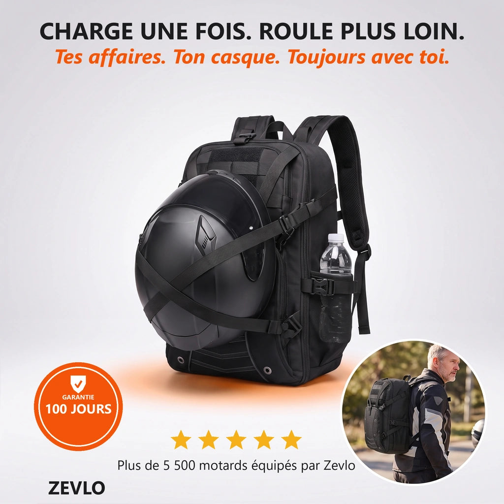Sac à dos moto 30 L Zevlo