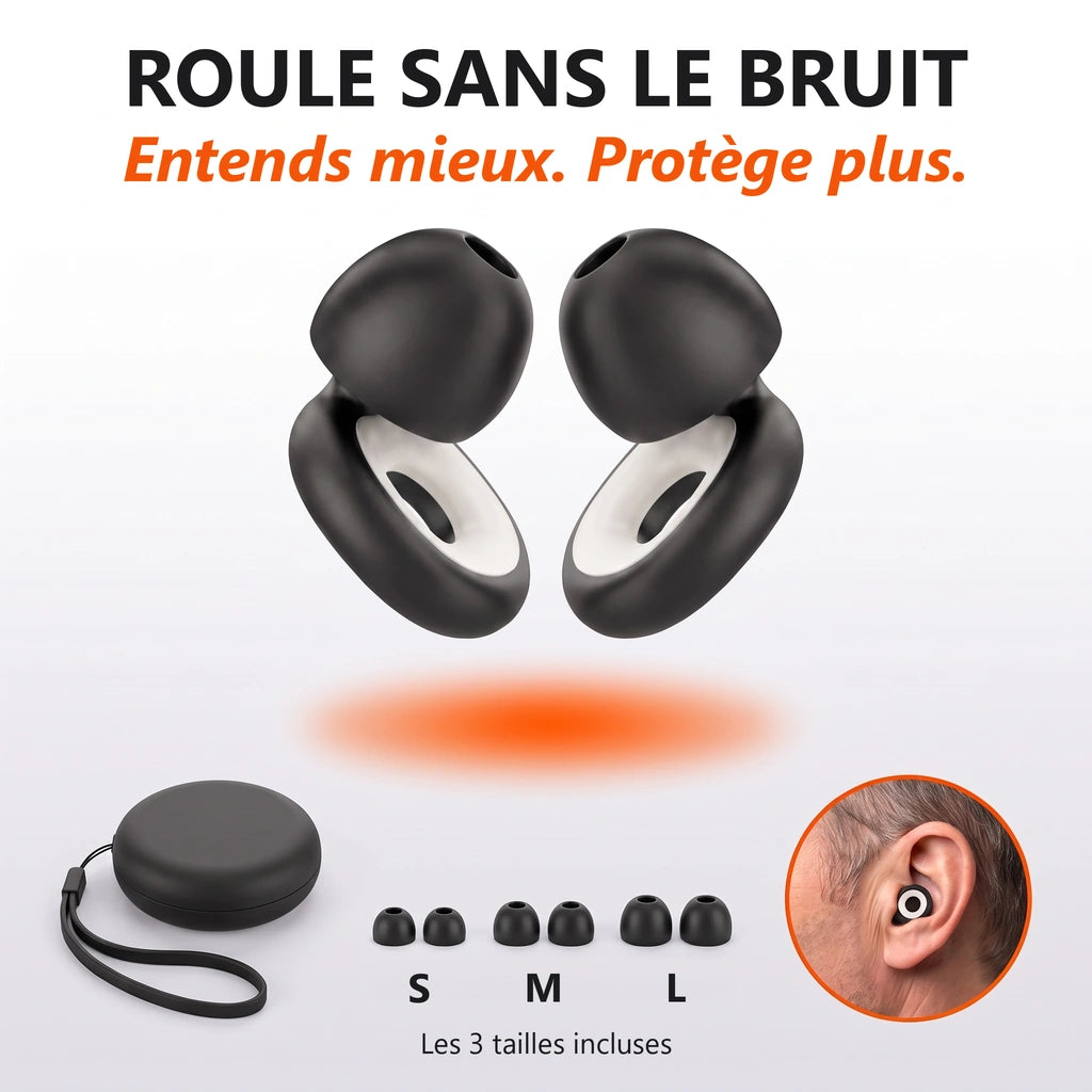 Bouchons d'oreilles moto Zevlo