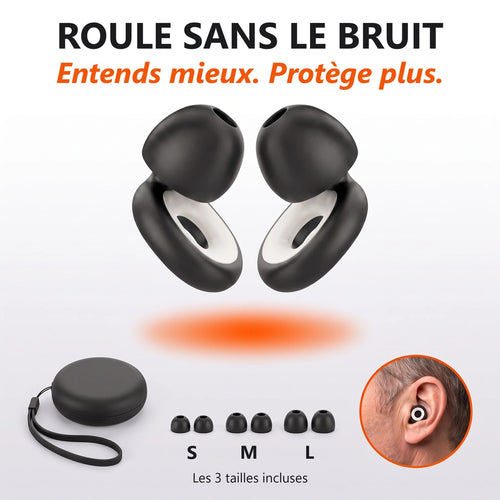 Bouchons d'oreilles moto Zevlo