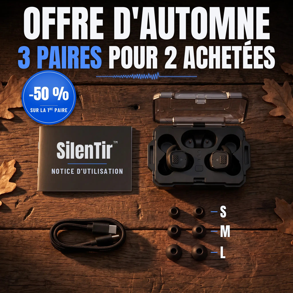 SilenTir™ - Bouchons Tactiques de Protection