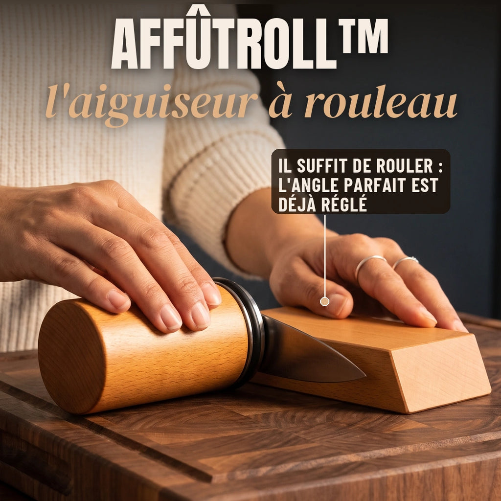 AffûtRoll™ - Aiguiseur à Rouleau