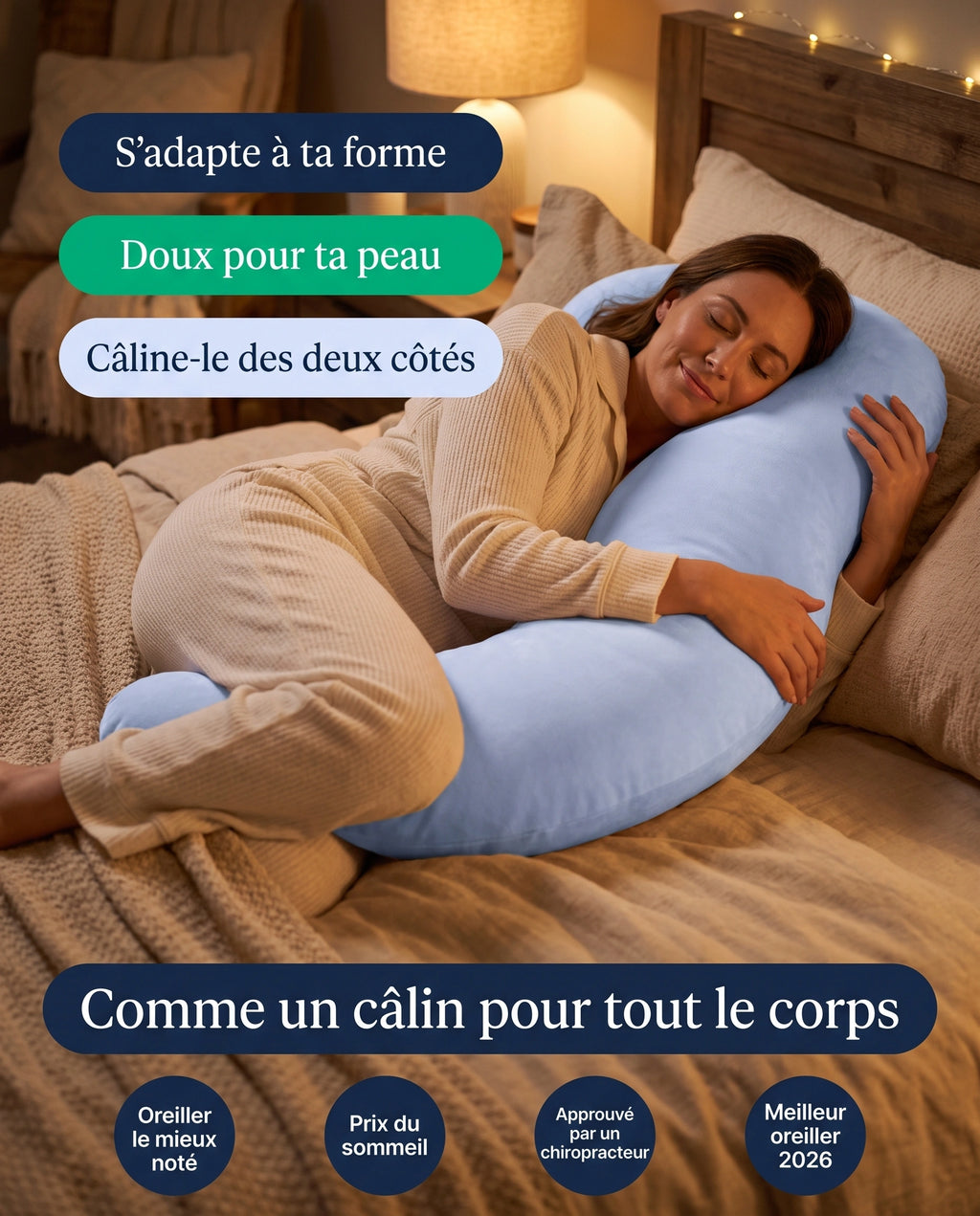 Alinéo™ - Oreiller position naturelle