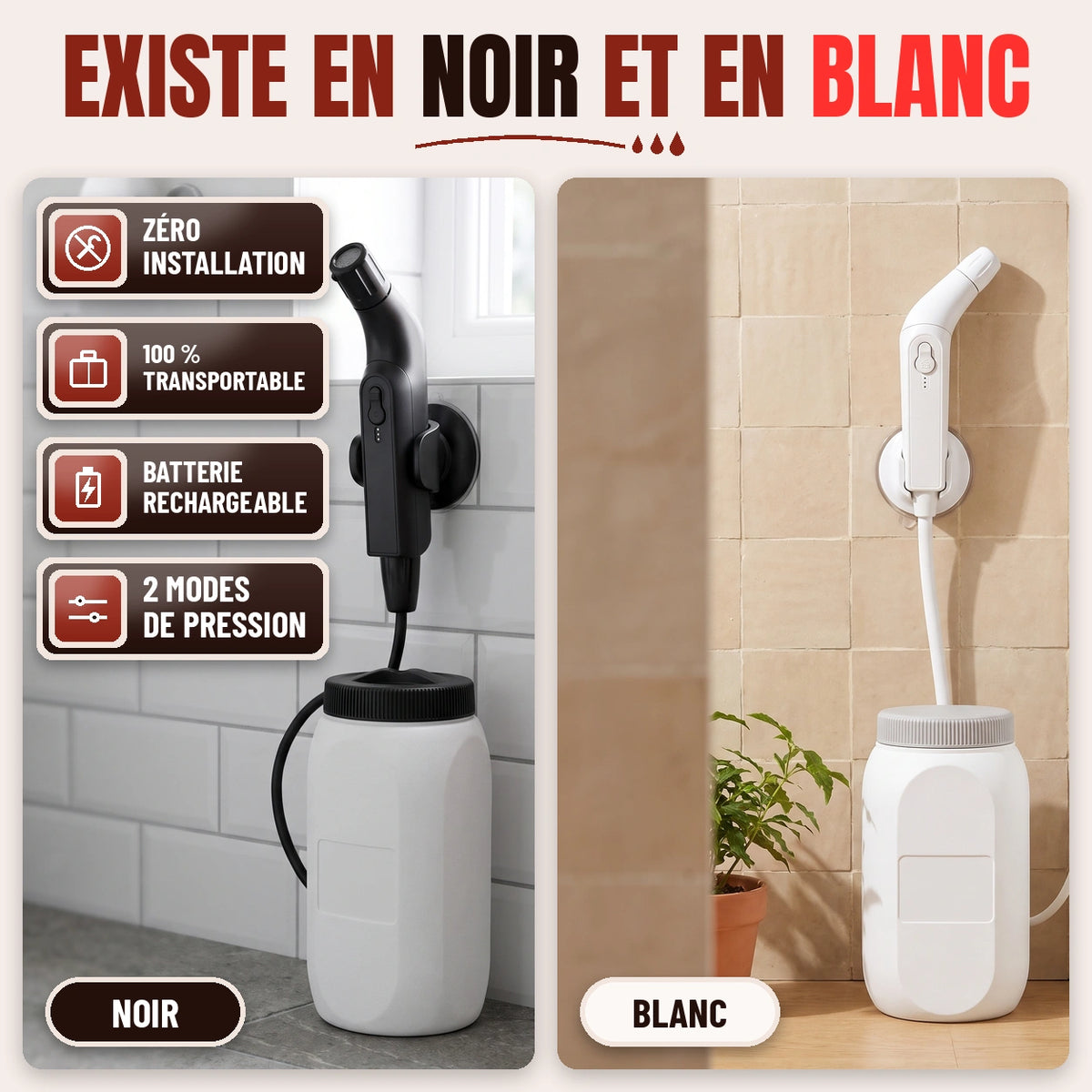 FraîchO™ - Bidet Portable