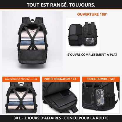 Sac à dos moto 30 L Zevlo
