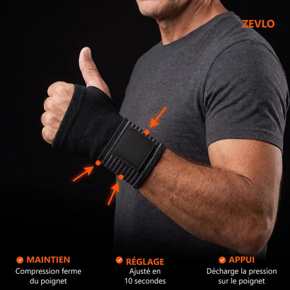 Protection de poignet moto Zevlo - maintien