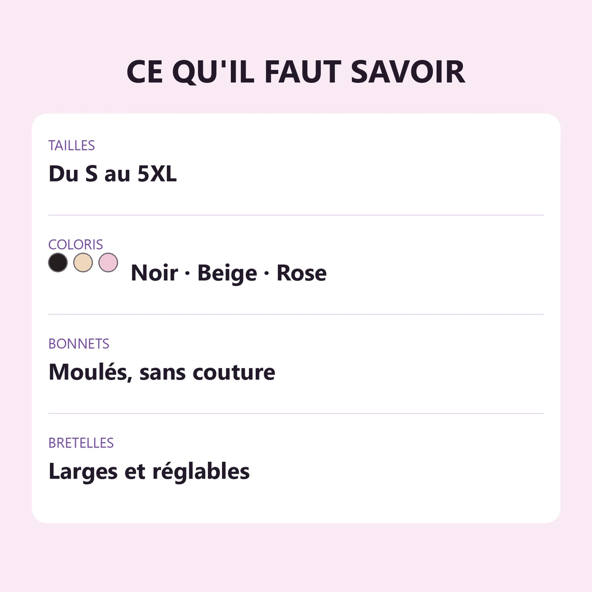 Soutien-Gorge Sans Armature Dos Lisse Zevlo™