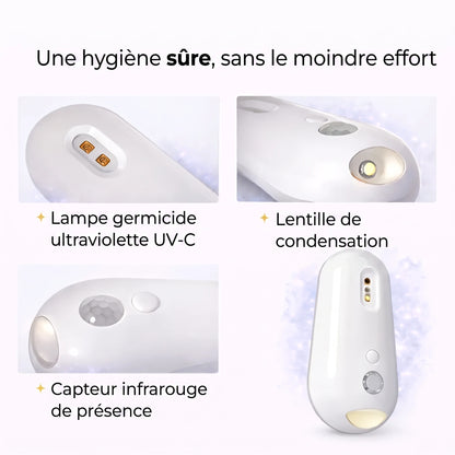 Nettoyeur WC Automatique à UV Zevlo - composants