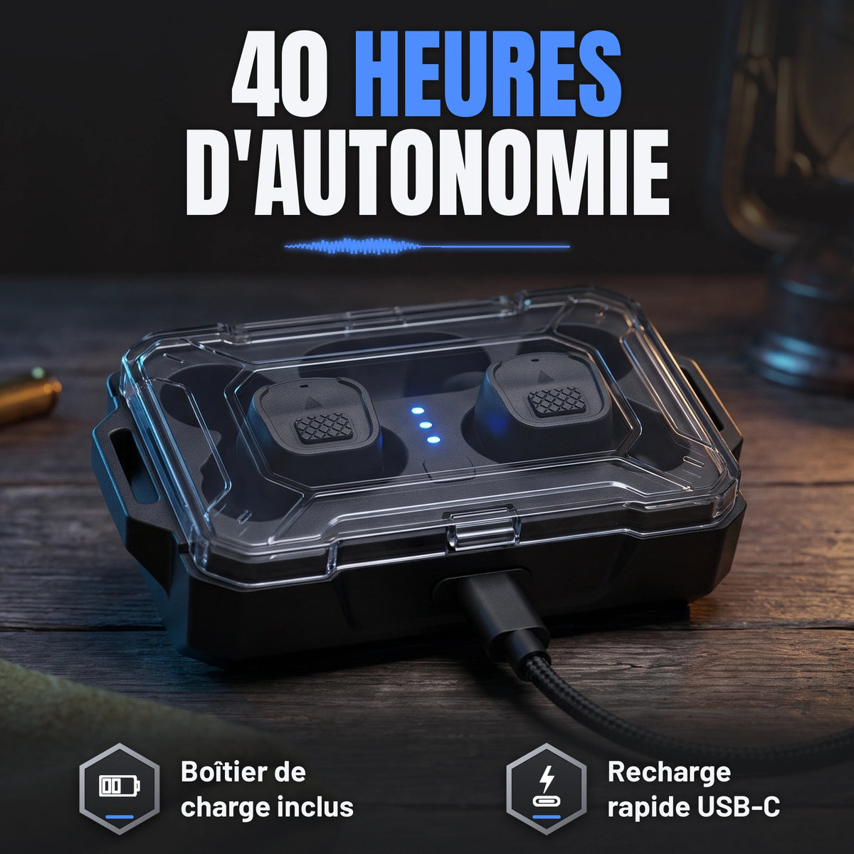 SilenTir™ - Bouchons Tactiques de Protection