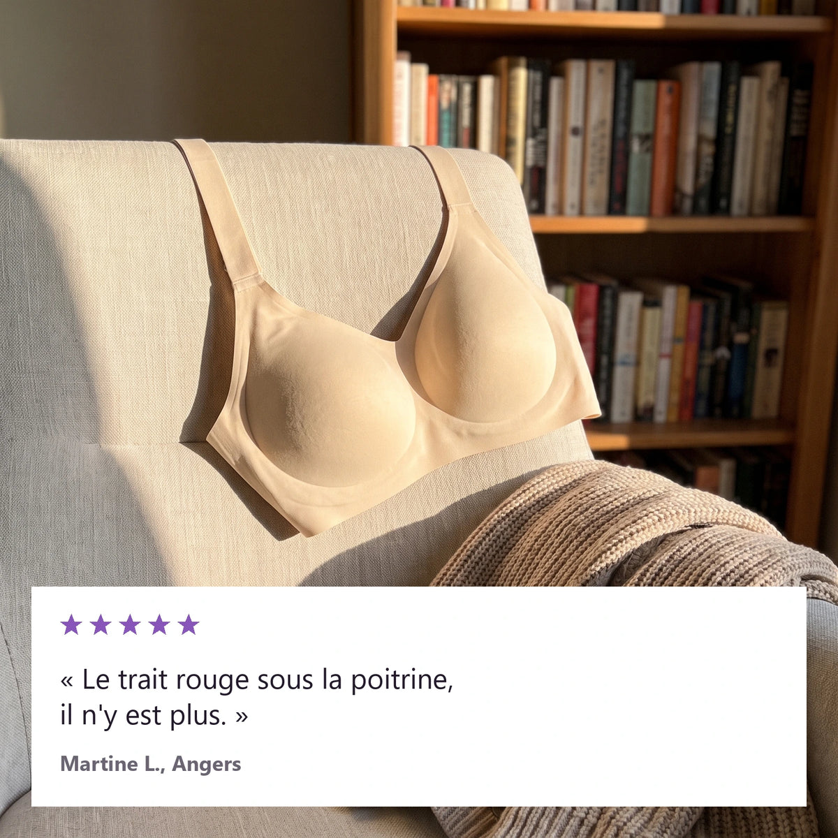 Soutien-Gorge Sans Armature Dos Lisse Zevlo™