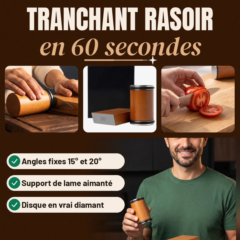 AffûtRoll™ - Aiguiseur à Rouleau