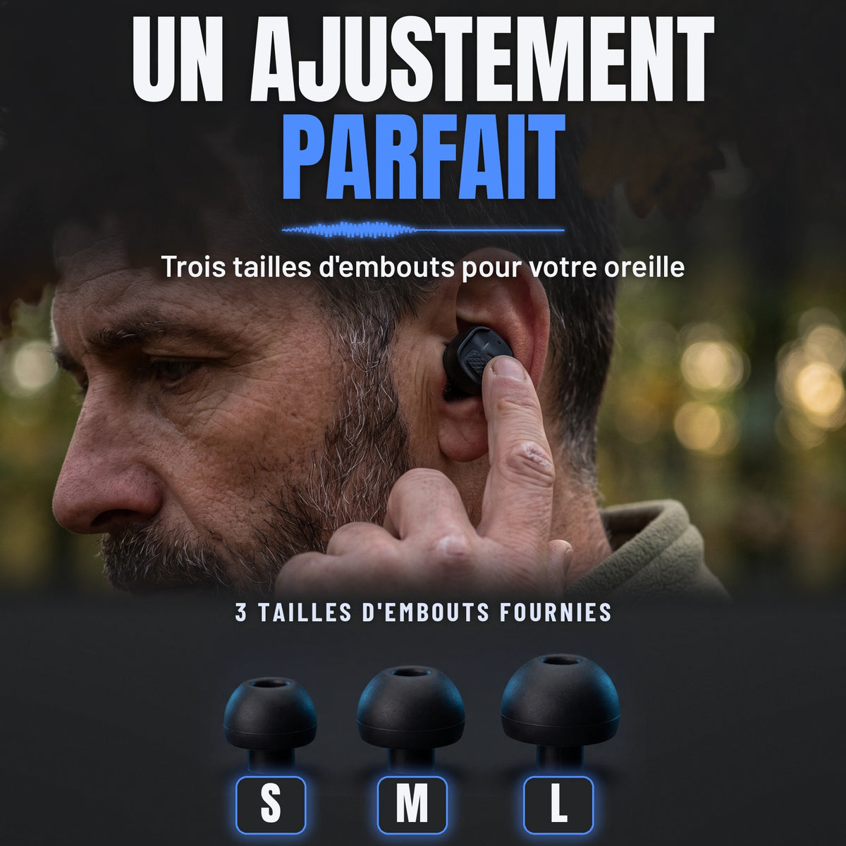 SilenTir™ - Bouchons Tactiques de Protection