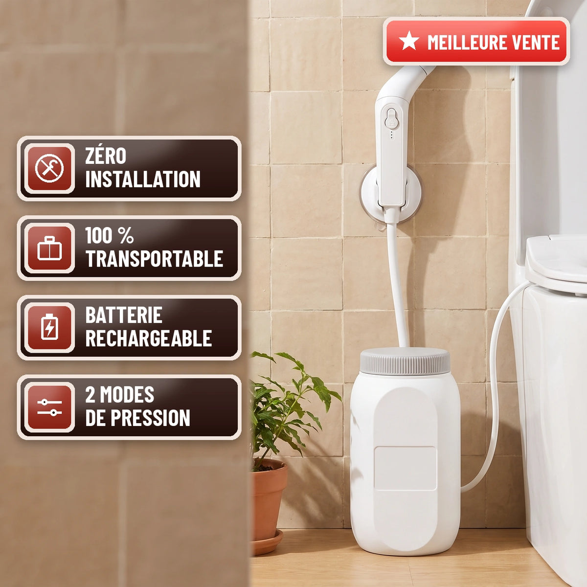 FraîchO™ - Bidet Portable