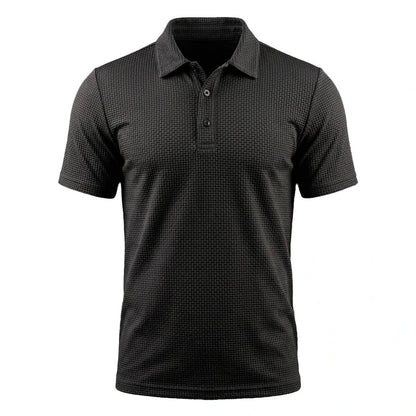 Polo Homme Confort Sans Repassage — Noir Espresso