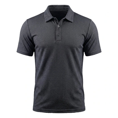 Polo Homme Confort Sans Repassage — Gris Havre