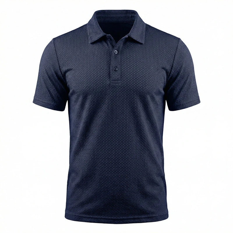 Polo Homme Confort Sans Repassage — Marine Minuit