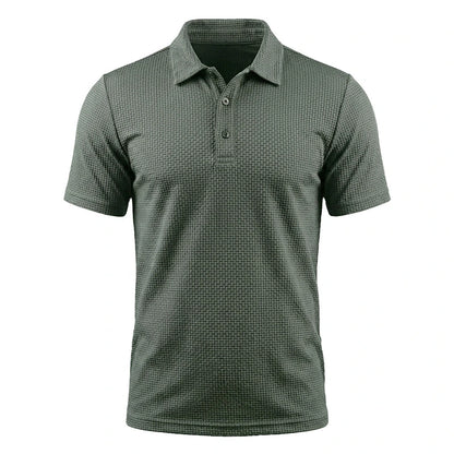 Polo Homme Confort Sans Repassage — Vert Sauge