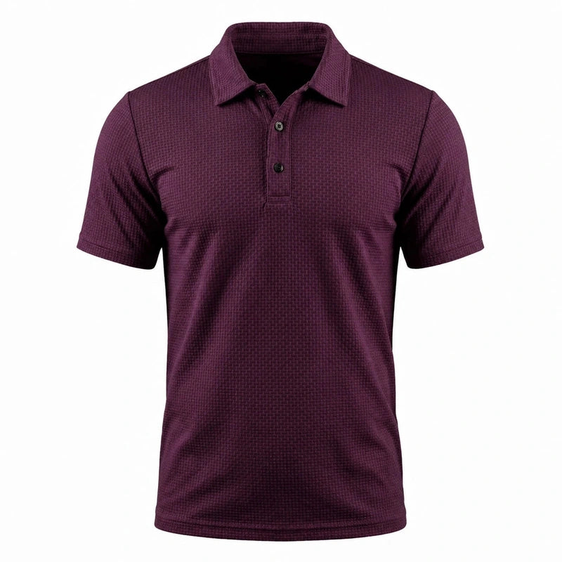 Polo Homme Confort Sans Repassage — Bordeaux Royal
