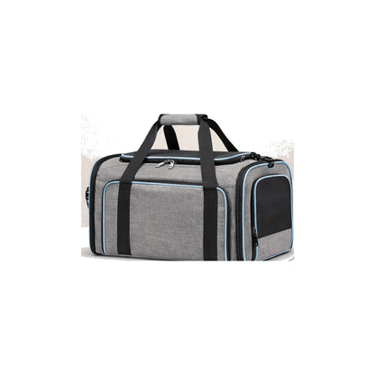 Sac de transport extensible pour chat CocoonChat, gris, fermé
