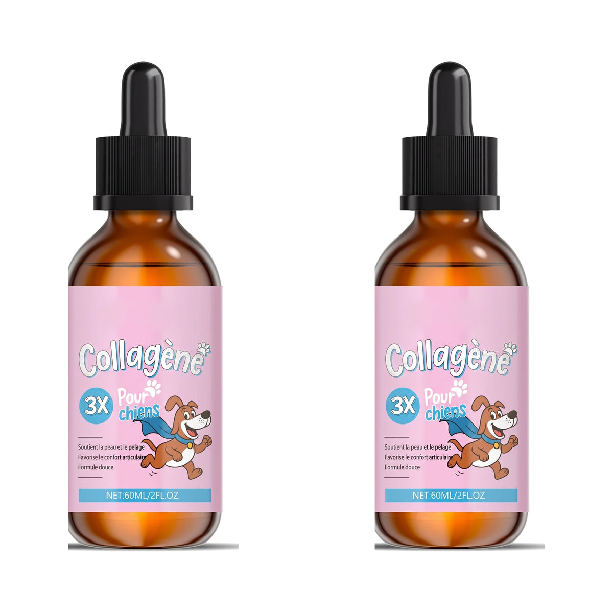 Pack de 2 flacons Zevlo Collagene Liquide Premium 60 ml