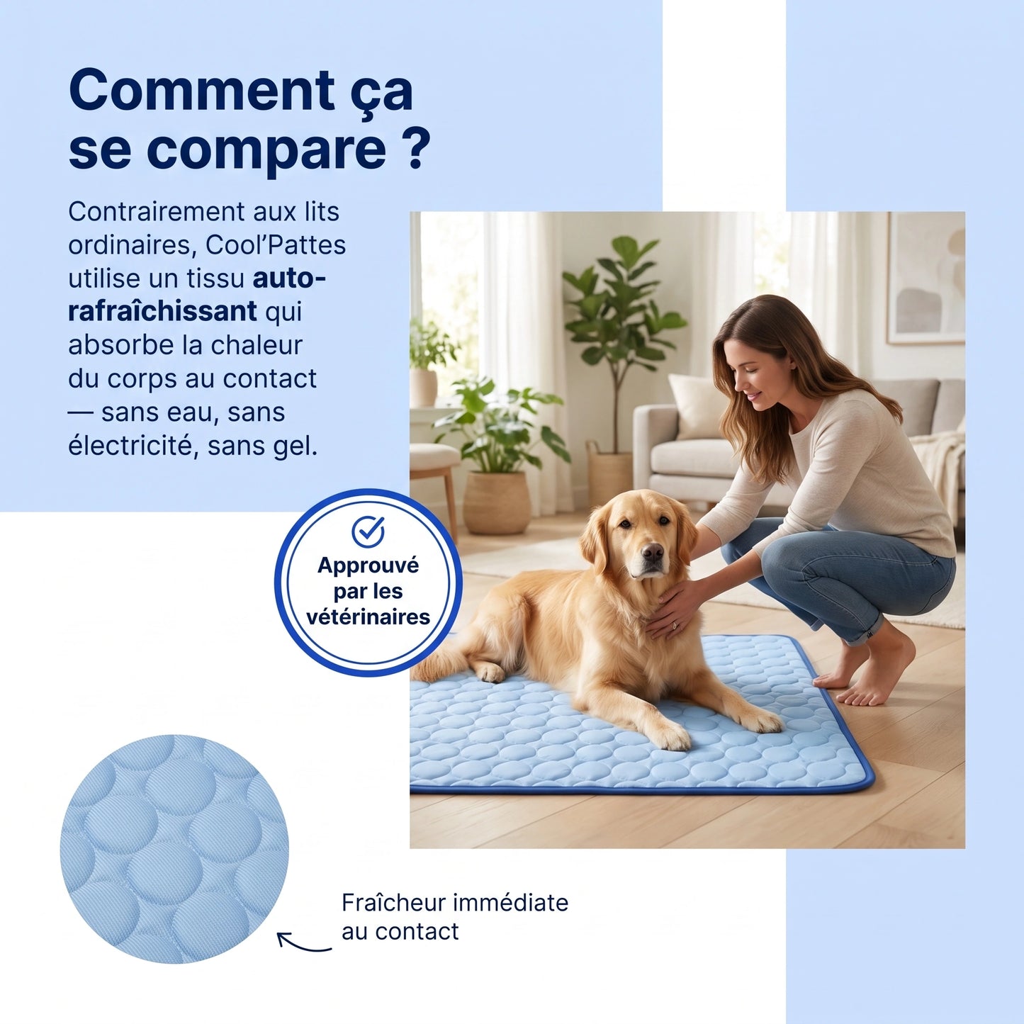 Cool'Pattes™ Tapis Rafraichissant