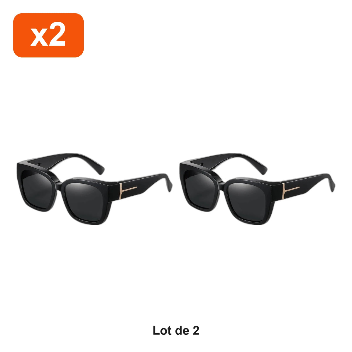 Sur-Lunettes Polarisées Femme - lot de 2