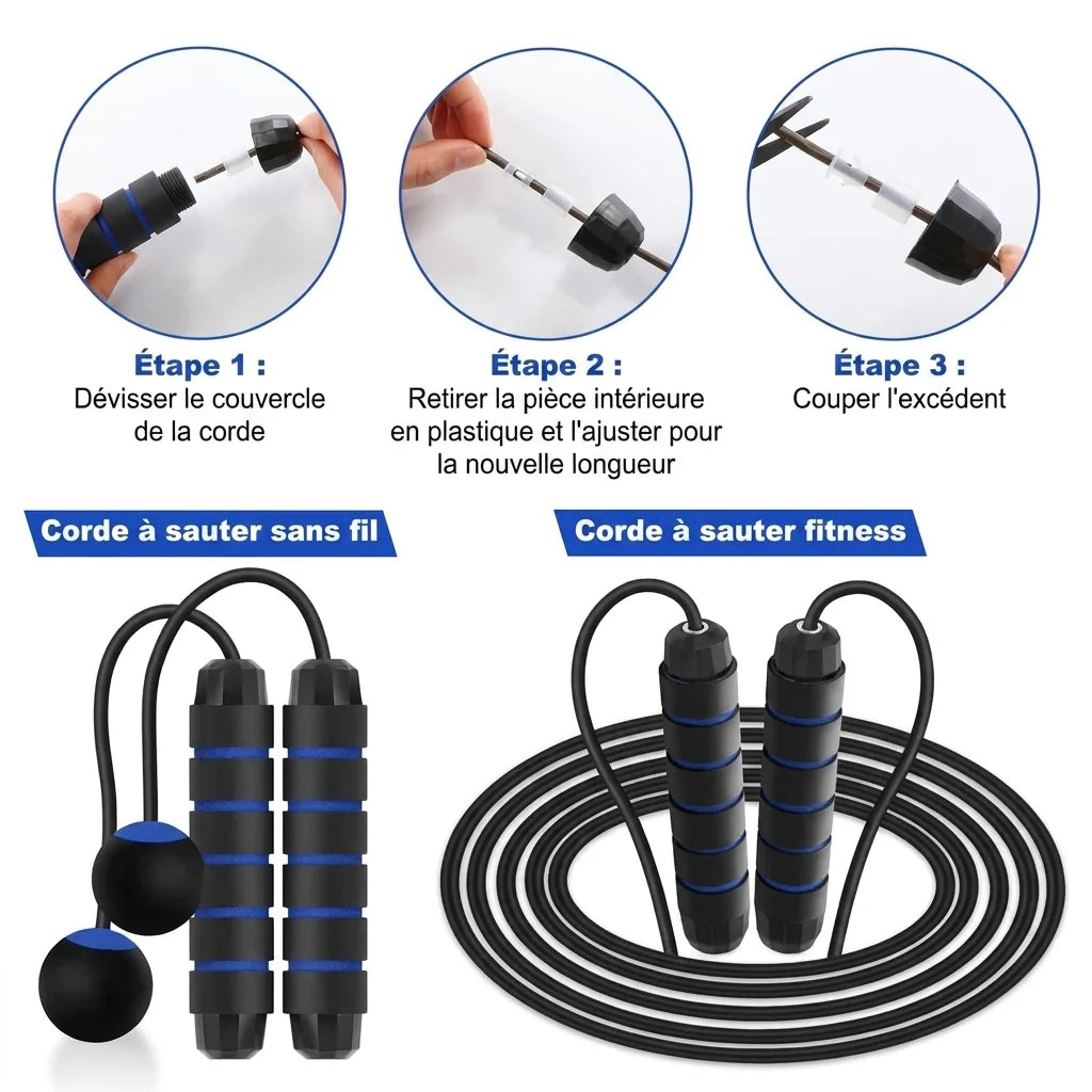 Corde à Sauter Amovible