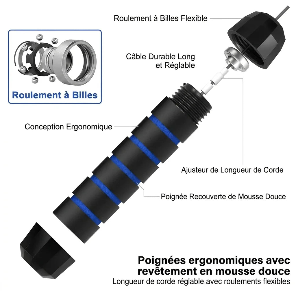 Corde à Sauter Amovible
