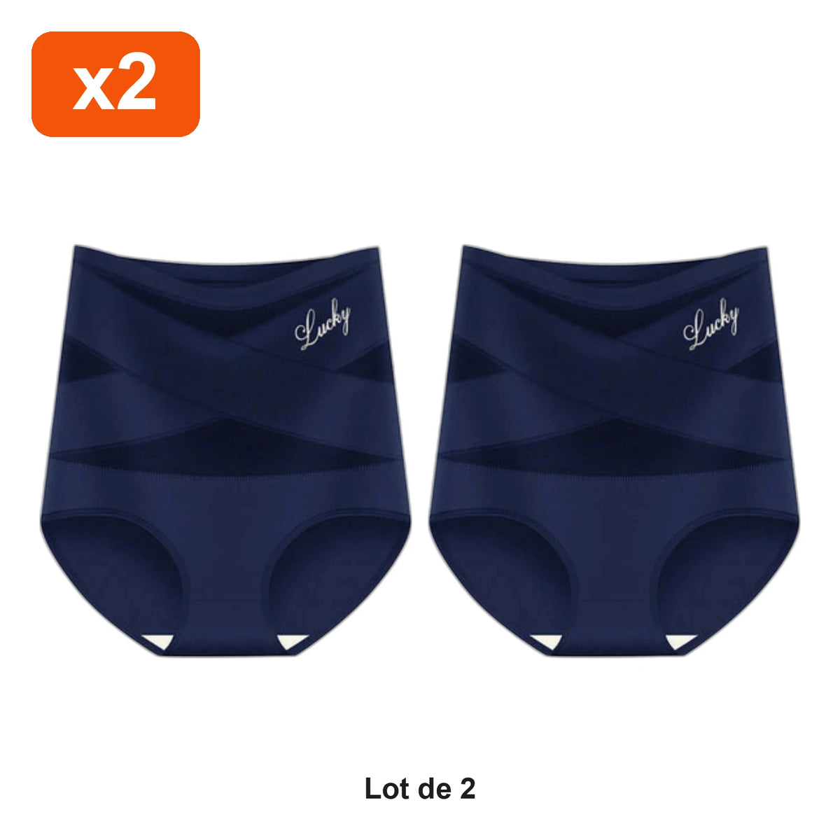Culotte Gainante Ventre Lisse Zevlo™ - lot de 2