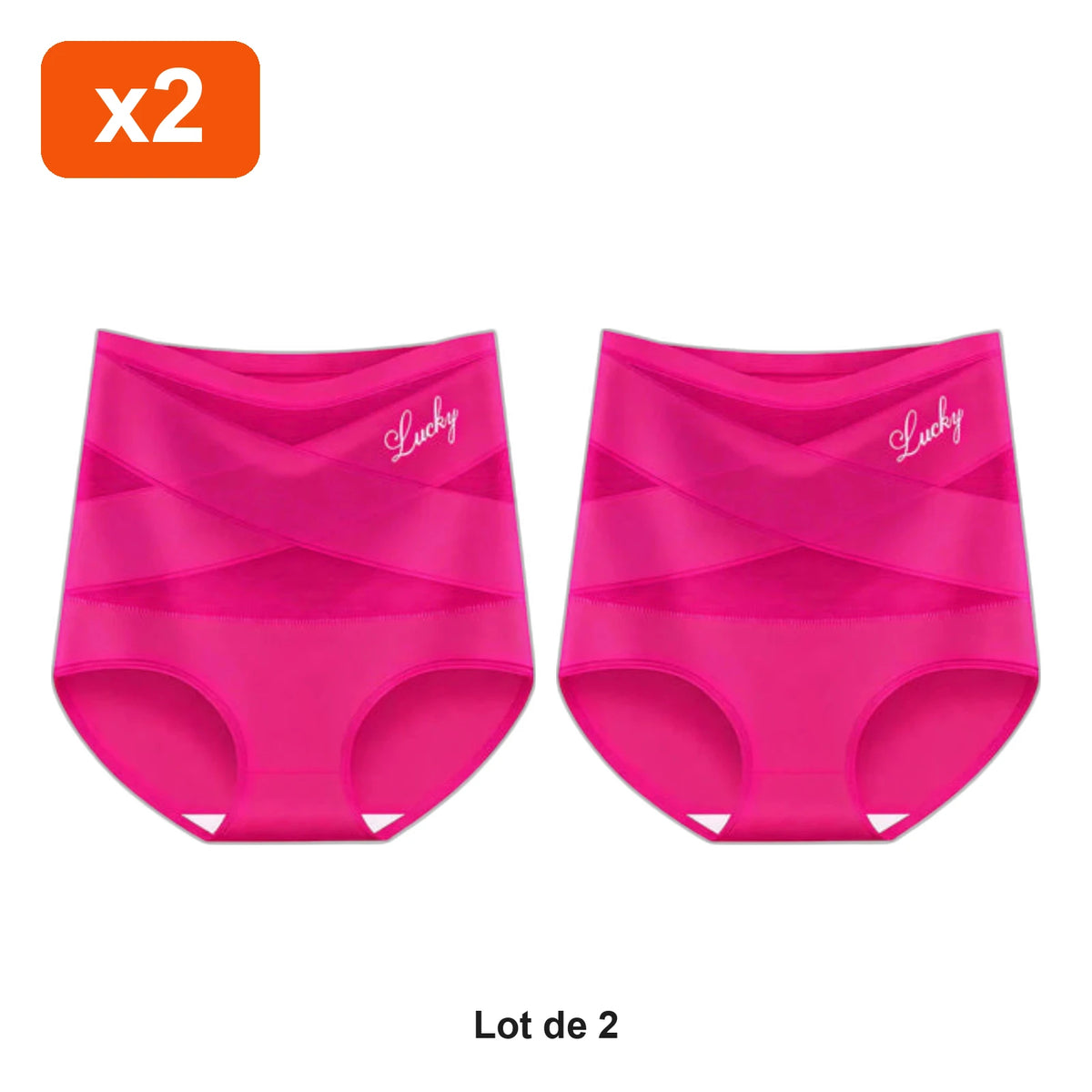 Culotte Gainante Ventre Lisse Zevlo™ - lot de 2