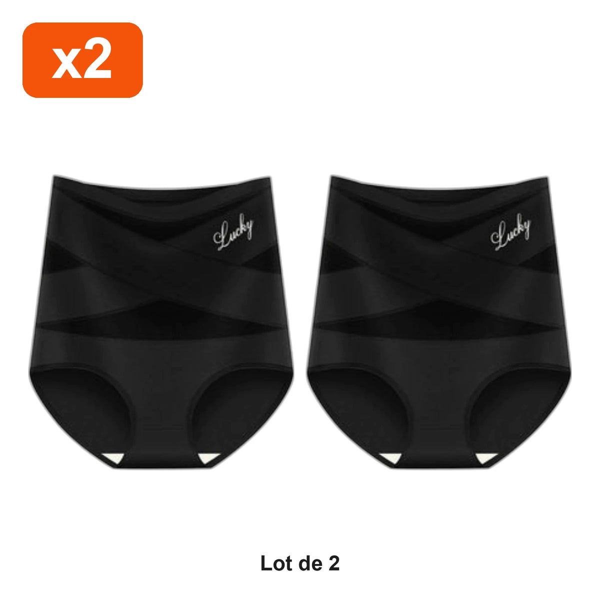 Culotte Gainante Ventre Lisse Zevlo™ - lot de 2