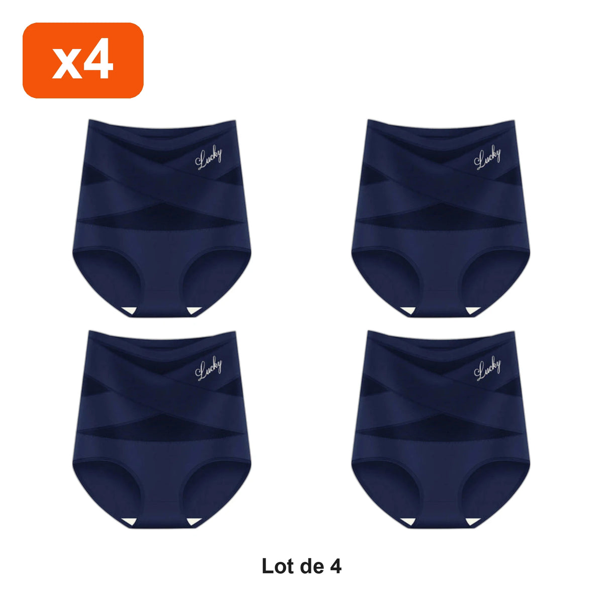 Culotte Gainante Ventre Lisse Zevlo™ - lot de 4