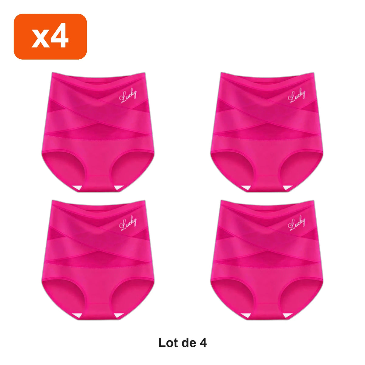 Culotte Gainante Ventre Lisse Zevlo™ - lot de 4
