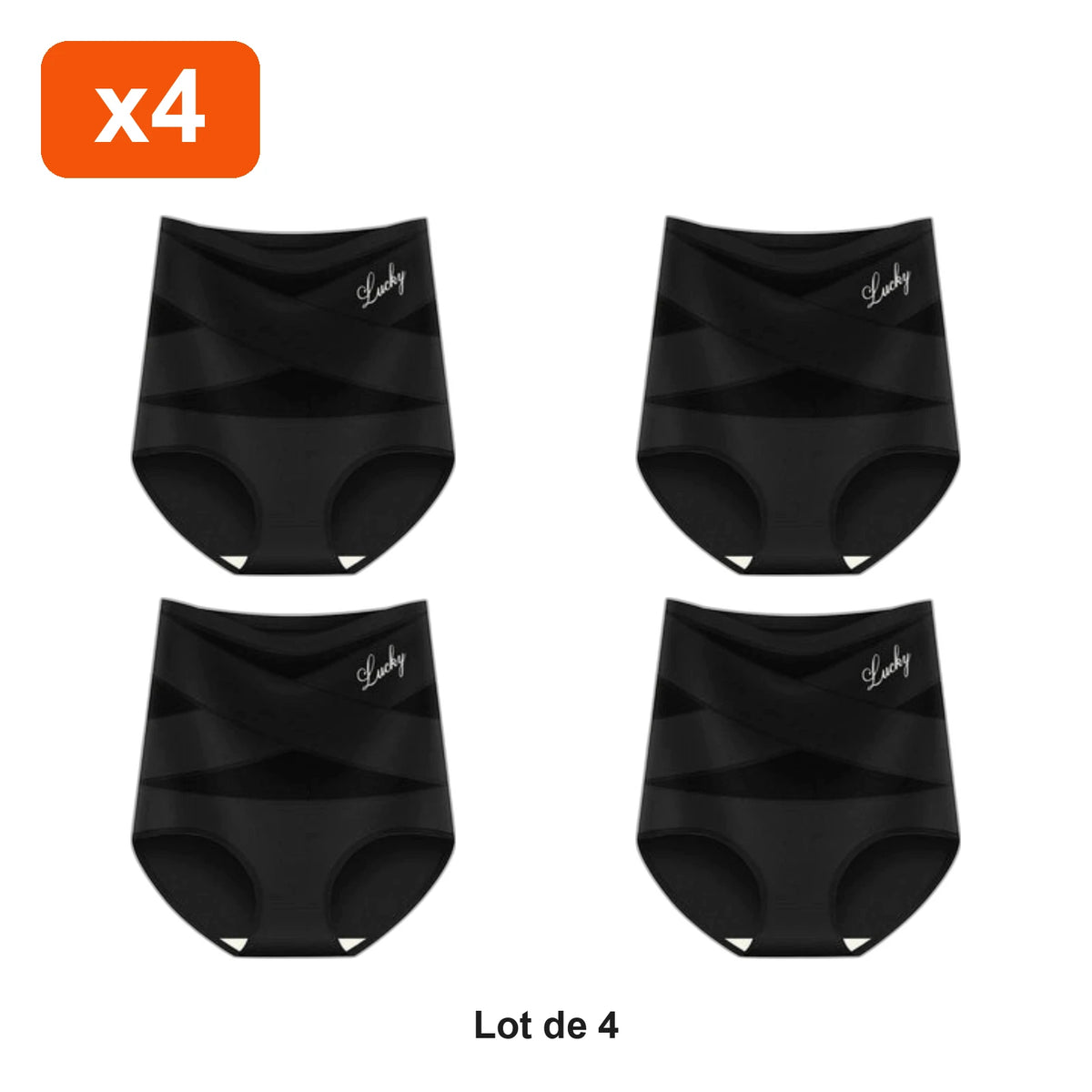 Culotte Gainante Ventre Lisse Zevlo™ - lot de 4