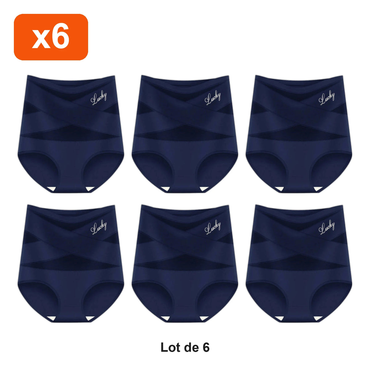 Culotte Gainante Ventre Lisse Zevlo™ - lot de 6
