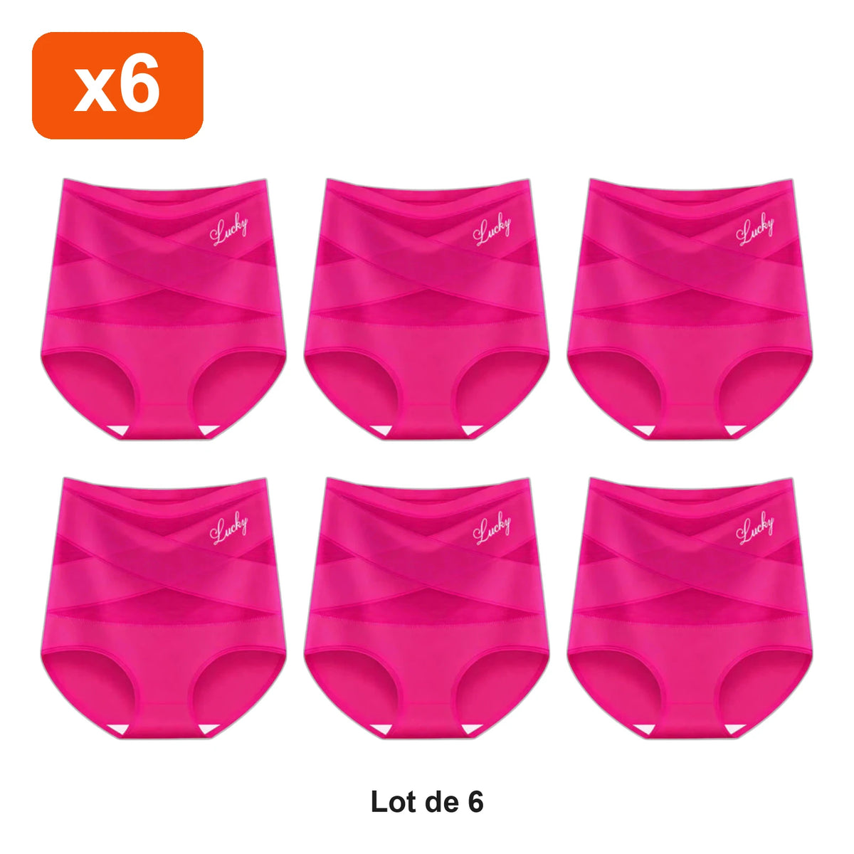 Culotte Gainante Ventre Lisse Zevlo™ - lot de 6