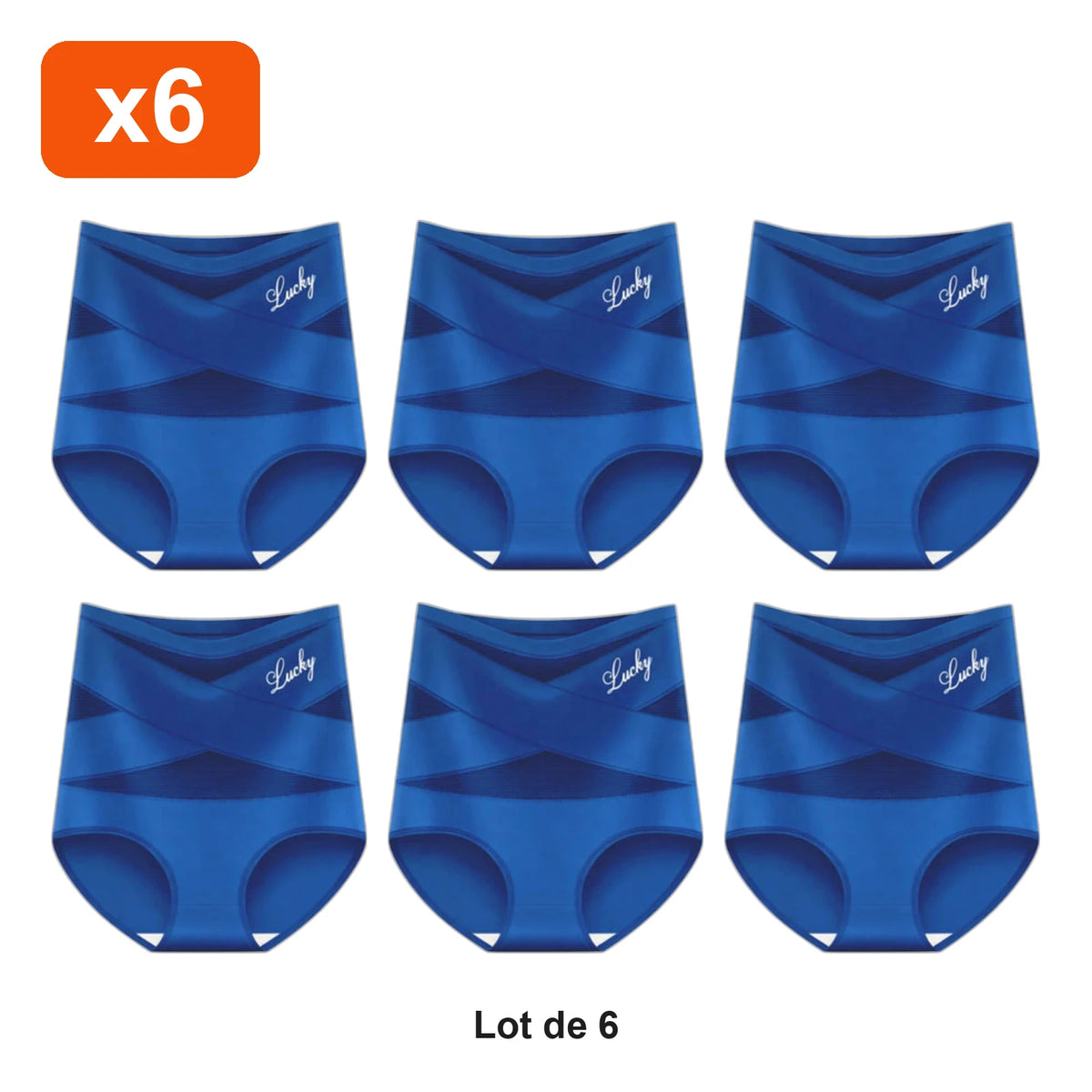 Culotte Gainante Ventre Lisse Zevlo™ - lot de 6