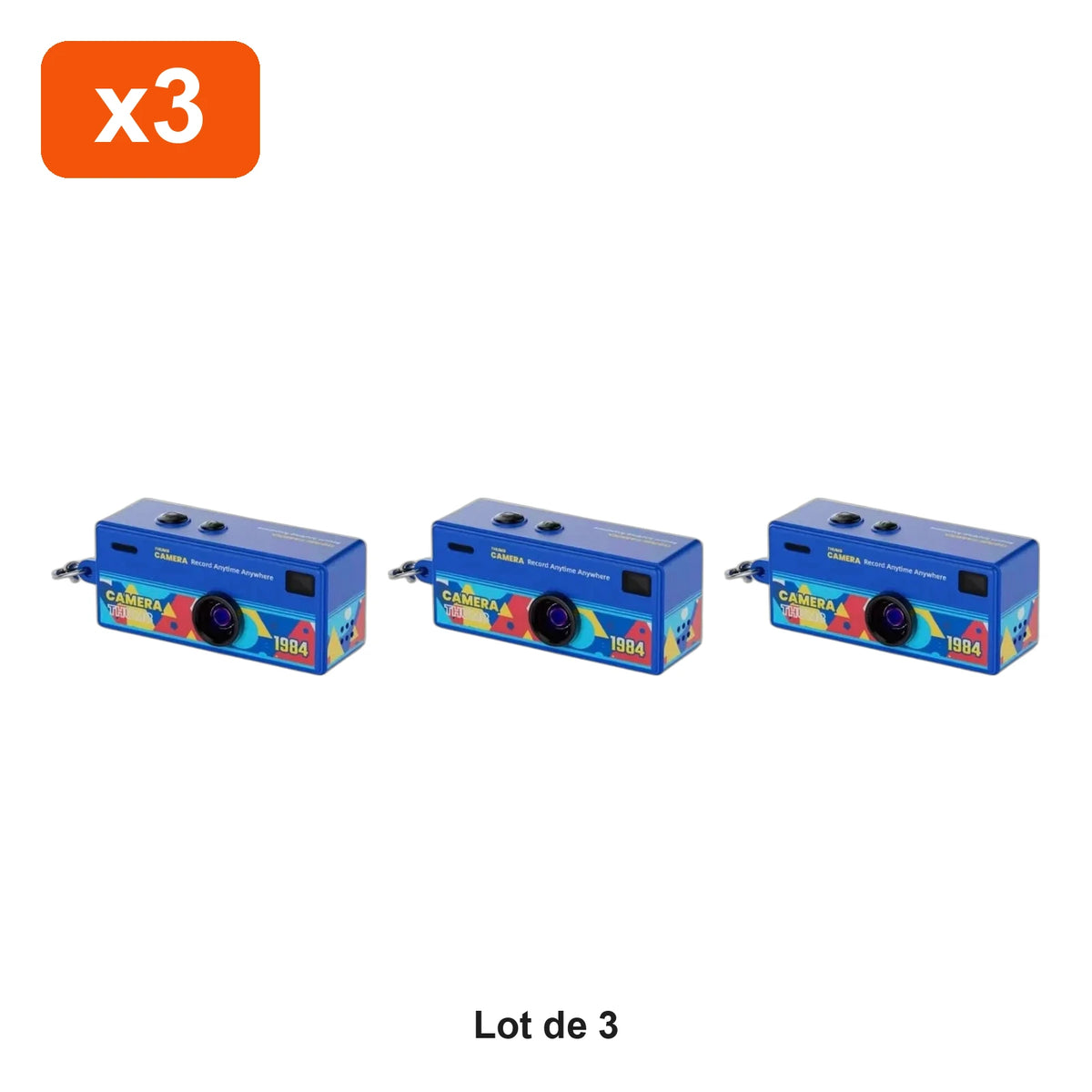 MiniCam Retro Zevlo™ - lot de 3