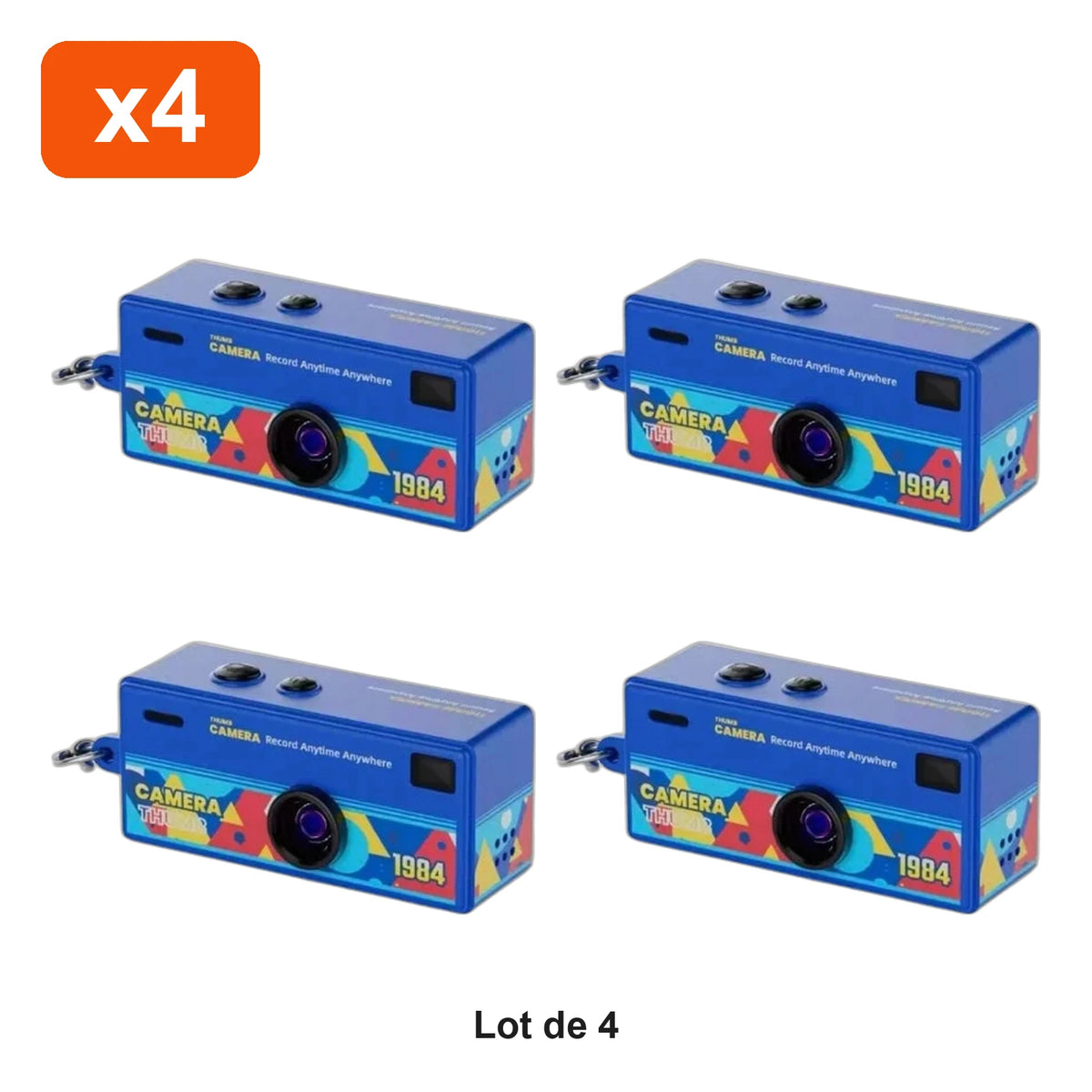 MiniCam Retro Zevlo™ - lot de 4