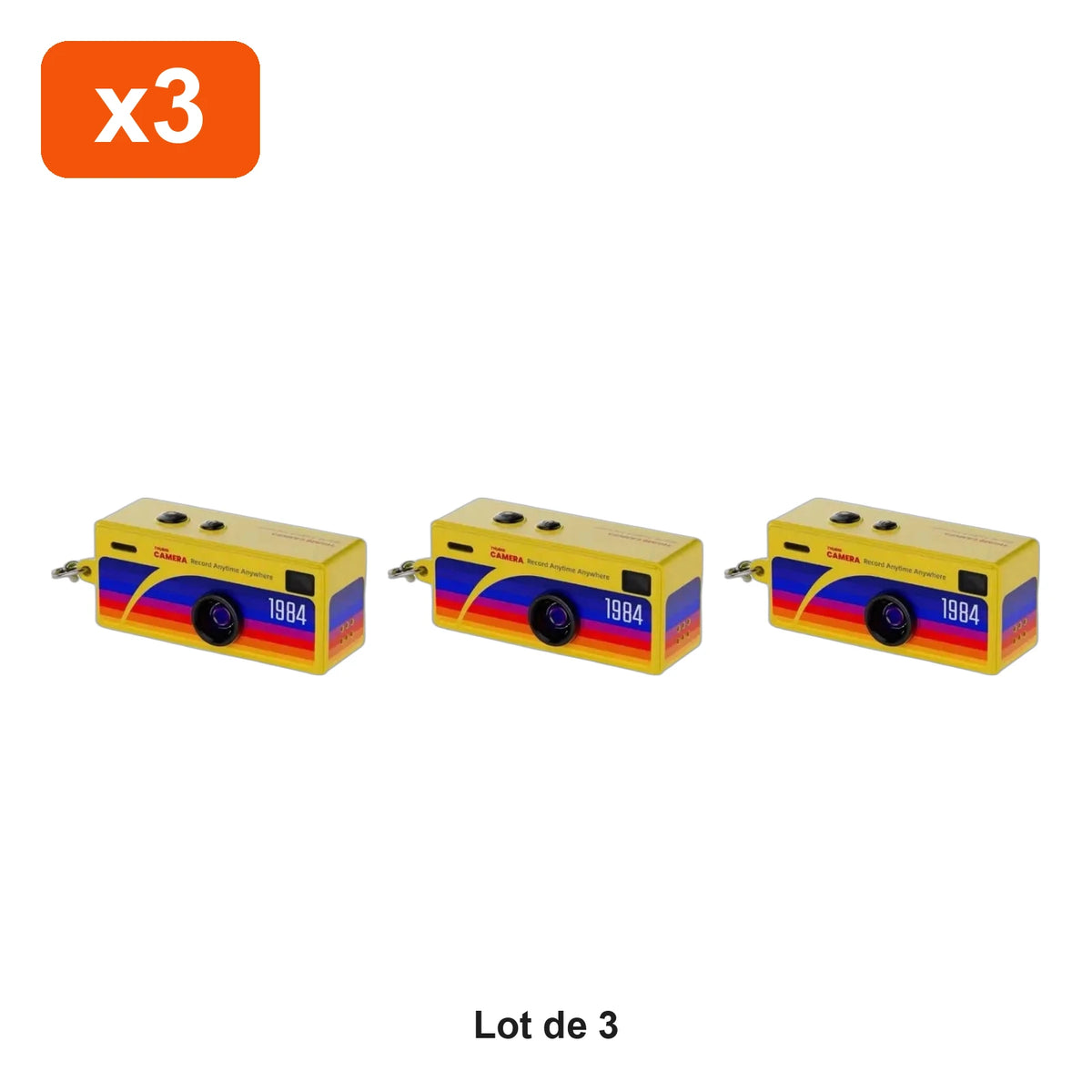 MiniCam Retro Zevlo™ - lot de 3
