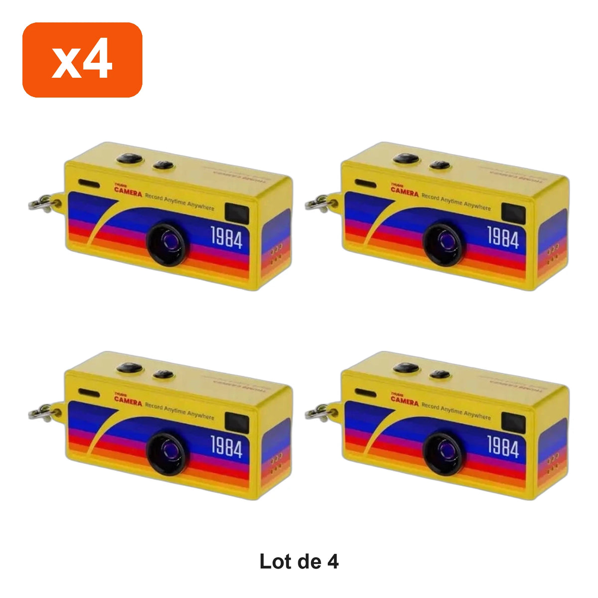 MiniCam Retro Zevlo™ - lot de 4